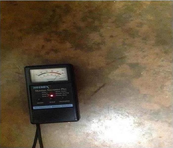 Water meter sitting on floor